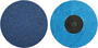 Norton® 3" 36 Grit Extra Coarse BlueFire Cloth Disc