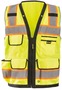 OccuNomix 3X Hi-Viz Yellow Polyester Tricot Front/Mesh Vest