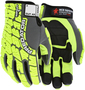 MCR Safety® 2X Predator® Leather Cut Resistant Gloves With Polyurethane Coated Back