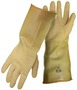 Protective Industrial Products Large Natural Boss® Unlined Lined 18 Mil Unsupported Latex Chemical Resistant Gloves