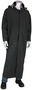 Protective Industrial Products Medium Black 60" Base35™ .35 mm Polyester And PVC Rain Coat