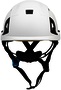 Protective Industrial Products White JSP EVO® ALTA™ ABS Micro Cap Style Vented Climbing Helmet With Foam Cradle System Ratchet Suspension