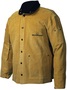 Protective Industrial Products Large Caiman® Gold Boarhide™ Leather Jacket