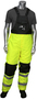 Protective Industrial Products Large Hi-Viz Yellow Polyester And Ripstop Bib Overalls