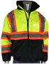 Protective Industrial Products 3X Hi-Viz Yellow Polyester Rain Jacket