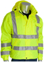 Protective Industrial Products 4X Hi-Viz Yellow VizPLUS™ 300 Denier Polyester Rain Coat