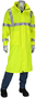 Protective Industrial Products X-Large Hi-Viz Yellow 48" VizAR™ Cotton And Polyester Rain Coat
