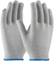 Protective Industrial Products Large Gray CleanTeam® Light Weight Carbon | Nylon Inspection Gloves With Knit Wrist