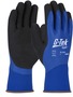 Protective Industrial Products Small G-Tek® 13 Gauge Dark Blue Latex Full Coated Work Gloves With Blue Polyester Liner And Knit Wrist Cuff