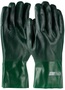 Protective Industrial Products One Size Fits Most Green ProCoat® Jersey Lined Supported PVC Chemical Resistant Gloves