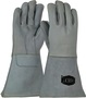 Protective Industrial Products Medium Natural Elkskin/Leather Cotton Foam Lined Stick Welders Gloves