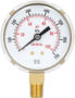 RADNOR™ 2.5" Steel 100 psi Pressure Gauge For Fuel/Inert/Oxygen