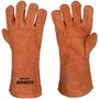 RADNOR™ Large 14" Brown Regular Cowhide Cotton Lined Hot/Heavy Material Handling Welders Gloves