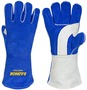 RADNOR™ Large 14" Blue Premium Cowhide Cotton/Foam Lined Hot/Heavy Material Handling Welders Gloves