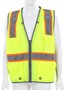 MCR Safety® X-Large Hi-Viz Green, Black And Silver Luminator Mesh Polyester Vest