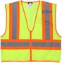 MCR Safety® 5X Hi-Viz Green Luminator Mesh Polyester Vest