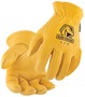 Black Stallion® Large Gold Grain Elkskin And Cotton Unlined Cold Weather Gloves