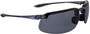 Radians ES4 Half Frame Crystal Black Safety Glasses With Smoke Polycarbonate Hard Coat Lens