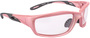 Radians Infinity Pearl Pink Safety Glasses With Clear Polycarbonate Hard Coat Lens