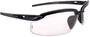 Radians ES5 Shiny Pearl Gray Safety Glasses With Clear Polycarbonate Hard Coat Lens