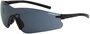 Radians Blade Frameless Black Safety Glasses With Smoke Polycarbonate Anti-Fog Lens