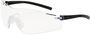 Radians Blade Frameless Black Safety Glasses With Clear Polycarbonate Anti-Fog Lens