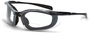 Radians Concept Bifocal 1.5 Diopter Full Frame Crystal Black Safety Glasses With Clear Polycarbonate Hard Coat Lens