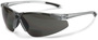 Radians C2™ 2.5 Diopter Half Frame Smoke Safety Glasses With Smoke Polycarbonate Hard Coat Lens