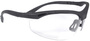 Radians Cheaters® 3.0 Diopter Half Frame Black Safety Glasses With Clear Polycarbonate Hard Coat Lens