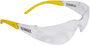 Radians Protector™ Frameless Clear and Yellow Safety Glasses With Clear Polycarbonate Anti-Fog Lens