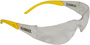 Radians Protector™ Frameless Yellow Safety Glasses With I/O Polycarbonate Hard Coat Lens