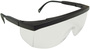 Radians Galaxy™ Half Frame Black Safety Glasses With Clear Polycarbonate Anti-Fog Lens