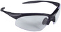 Radians Rad-Infinity™ Half Frame Black Safety Glasses With Clear Polycarbonate Hard Coat Lens