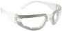 Radians Mirage™ Foam Frameless Clear Safety Glasses With Clear Polycarbonate Anti-Fog Lens