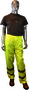 Radians 2X Hi-Viz Green .20 mm Oxford Polyester And Polyurethane Pants