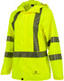 Radians Women's 3X Hi-Viz Green Polyester Jacket