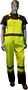 Radians 2X Hi-Viz Green Oxford Polyester And Polyurethane Bib Trouser