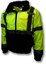 Radians Large Hi-Viz Green And Black RADWEAR® Weatherproof Polyester/Polyurethane Jacket