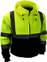 Radians X-Large Hi-Viz Green And Black RADWEAR® Weatherproof Polyester T-Shirt