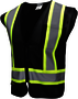 Radians X-Large Black RADWEAR® Polyester Mesh Economy Vest