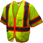 Radians 3X Hi-Viz Green And Hi-Viz Orange RADWEAR® Polyester Mesh Vest