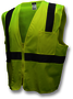Radians Small Hi-Viz Green RADWEAR® Polyester/Tricot Economy Vest
