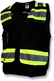 Radians Large Black RADWEAR® Polyester/Mesh Heavy Duty Vest