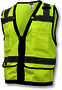 Radians 3X Hi-Viz Green RADWEAR® Polyester/Polyester Mesh Heavy Duty Vest