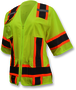 Radians Women's Large Hi-Viz Green And Hi-Viz Orange RADWEAR® Polyester/Polyester Mesh Vest