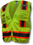 Radians 3X Hi-Viz Green And Hi-Viz Orange RADWEAR® Polyester/Mesh Vest