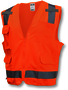 Radians X-Large Hi-Viz Orange RADWEAR® Polyester/Polyester Mesh Vest