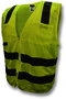 Radians X-Large Hi-Viz Green RADWEAR® Polyester/Polyester Mesh Standard Vest