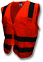 Radians 2X Hi-Viz Orange RADWEAR® Polyester/Polyester Mesh Standard Vest