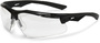 Radians Thraxus™ IQ Half Frame Black Safety Glasses With Clear IQ Polycarbonate Anti-Fog Lens
